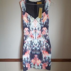 Nicole Miller curve hugging dress